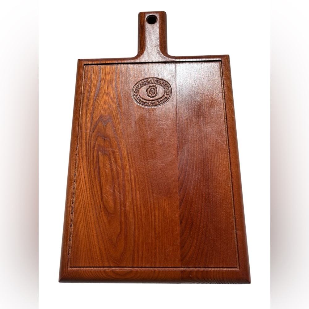 Vintage Compagnia Dellegno Wood Cutting Board: Mamma Ro Lucca